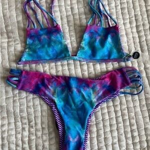 Moana Tie Dye Reversible Bikini